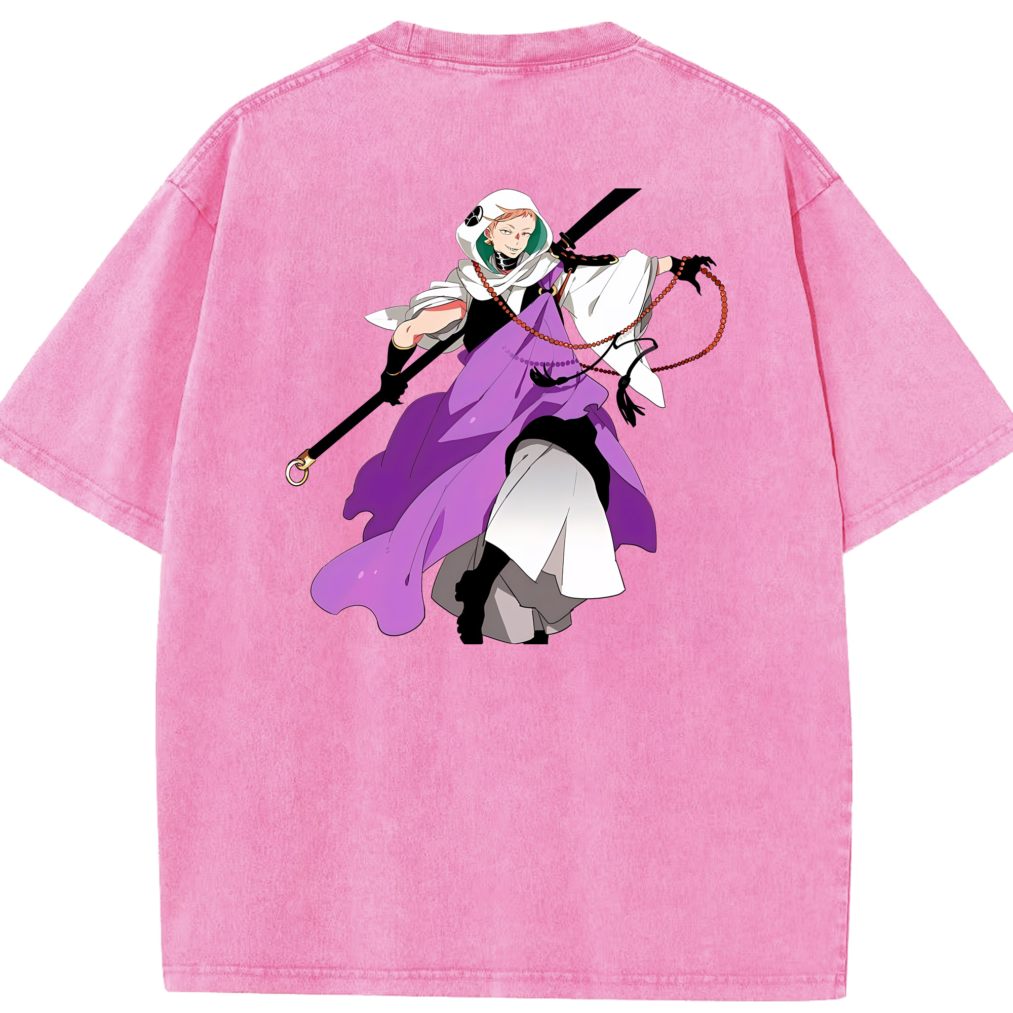 （画像用） 刀剣乱舞 Touken Ranbu 綿100% ヴィンテージ風 半袖Tシャツ（背面プリント）